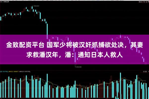 金致配资平台 国军少将被汉奸抓捕欲处决，其妻求救潘汉年，潘：通知日本人救人