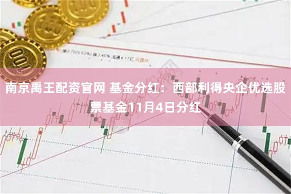 南京禹王配资官网 基金分红:西部利得央企优选股票基金11月4日分红